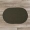 WL55R024X144 Bristol - Olive 2'x12' Rug, 75% Polypropylene/25% Wool - Runner (Oval).